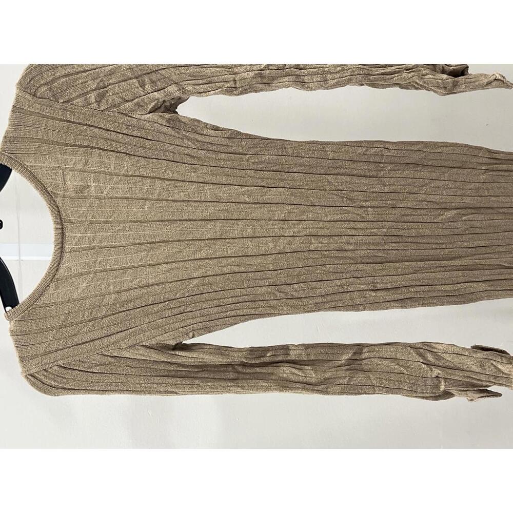 SNDYS Baha Long Sleeve Maxi Dress in Tan - Picture 4 of 8